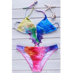 Colorful Bikini Set Swimwear